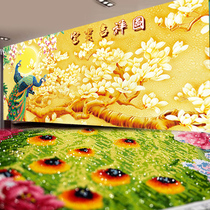 Peacock 5D Crystal Diamond Painting Sticks Full of Diamond Brick and Stone Bedroom Point Stick Crossstitch Phoenix 2021 New Living Room