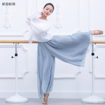 Floating Comfort Snow Spinning Dance Suit Martial Arts Pants Female Adults Loose Broadlegged Pants Chinese Wind Dance Classical Dance Dancer Costume