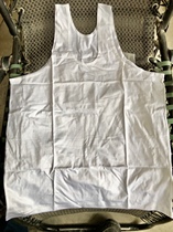 White vest pure cotton summer vest with 10 pieces for sale