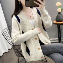 Fall Blouses New Autumn Clothing Womens Clothing 2022 Ladies Sweater Jacket Women Knit Cardiovert Spring Autumn Outings Start Autumn