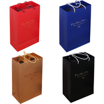 Red Wine Packaging Gift Box 2 Single Delivered Gift Paper Bags Sub double Gift Bag Wedding Gift Bag Wine Box Box