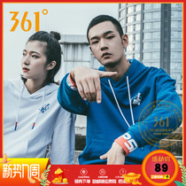 361 degrees Mens sportswear 2020 Spring new lovers Lianhood headshirts 361 Pepsi joint necropolis
