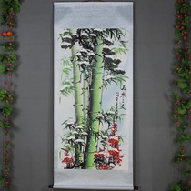 The new Chinese-style framed calligraphy painting in the hall painting celebrity hanging painting Chinese chinese painting rural lobby antique decoration painting color three friends