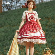 Badoni original design spot lolita cherry pie jsk sweet girl dress lolita dress