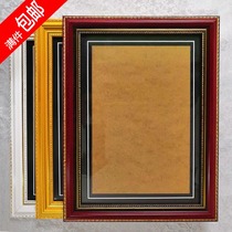 Solid Wood portrait photo frame old man portrait A4 A3 legacy frame 1216 inch Old man card paper hanging wall frame