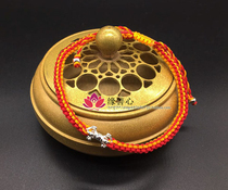 Color rope (color line) hand-made-sterling silver Vajra bracelet (1 string)