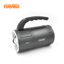 Pioneer apex night fishing light fishing light H30 three light source LED black pit leisure fishing light blue light