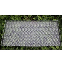  PVC first-class raw material free-to-expose transparent seedling plate 9 inch flat plate machine insert seedling plate 648 round flat plate for rice transplanter
