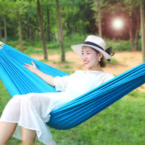 Hammock outdoor adult portable camping canvas color Shaker chair single double home courtyard balcony dormitory swing