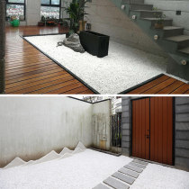 Paving Stone White small stone courtyard Pebble flower pot decoration fleshy paving white stone rain flower stone paving stone