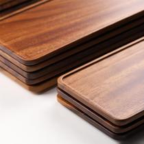 South American walnut tray solid wood afternoon tea tray fruit tray coffee shop simple snack snack tray