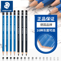 Germany Shi Delou pencil 100b sketch pencil set beginner hb2b2 than pencil 2h4b6b8bf Primary School students Children Art students special sketch pen drawing art pen painting pencil
