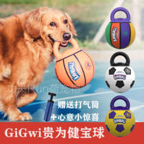 GiGwi is expensive for bodybuilding polo colorful basketball football tennis rubber handle interactive tour training gold wool side pastoral