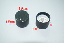 Sandblasted BLACK SEMICIRCULAR HANDLE KNOB 19*15MM SEMI-axis NAVIGATION volume knob KNOB CAP D-axis POTENTIOMETER KNOB