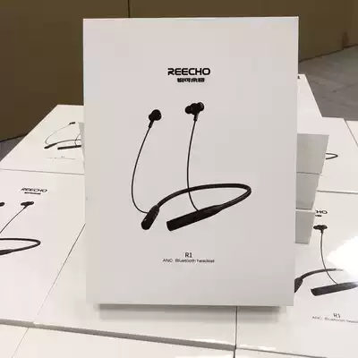 Export foreign original R1 hanging neck active noise reduction Bluetooth headset Sports in-ear call game earplugs