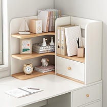 Desktop Bookshelf Racks Simple Office Desk Upper Corner Containing Rack Student Dorm Finishing Small Bookcase
