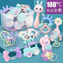 Baby toy 0-1 years old with water to cook bites gum baby 3-6-12 months newborn male and female child hands rattle