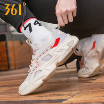 Clearance 361 mens shoes spring and summer breathable mesh shock-absorbing running shoes 361 Degrees Official light sports shoes