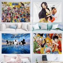 One Piece background cloth ins hanging cloth Japanese cartoon animation student dormitory room wall decoration tapestry wall cloth