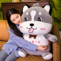 Husky doll doll cute plush toy girl doll bed to accompany you to sleep pillow Valentines Day gift