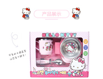 Korean original Hello Kitty children stainless steel tableware set children stainless steel double dinner plate