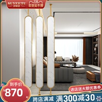 Vertical Bar Screen Pillar Adjustable Partition Living Room Decoration Light and luxurious entry Home Xuan Guan Restaurant Rooms Customizable