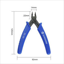 10 9 inclined mouth pliers flat mouth pliers sharp mouth cut pliers knife edge sharp shield cover cut pliers