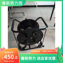 Art Xuan Shake video cable winding car rewinding machine moving cable wire shaft winding disc 100 m empty disc