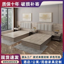 Hotel Bed Punctuate Hotel Furnishings Special Bed Box Complete custom Minroom apartment Single double bed rental room bed