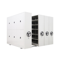 Shuanghong compact frame filing cabinet steel file room dense data Cabinet Manual dense frame per cubic meter