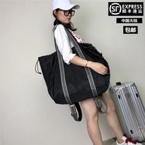 Multifunctional travel bag female portable Korean short-distance luggage large-capacity sports backpack female backpack