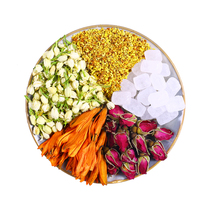 Lily flowers quiet mind soothe nerves sleep Tea Jasmine Rose osmanthus female combination scented tea men health