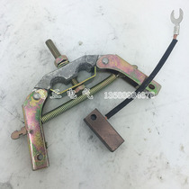 JR91 iron carbon brush holder 12 12 5*20 9*12 5mm copper carbon brush with hole aluminum head double fixing hole iron