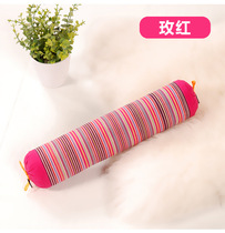  Old rough cloth buckwheat shell cervical pillow Cervical candy small round pillow Neck pillow(including buckwheat) 1 kg 38*8cm