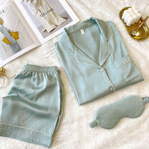 Small Small Small Short Short Short Shorts Casual Lady Household Clothes Silk Two Pieces