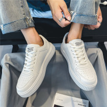 2022 new spring trends Small white shoes Male Air Force One Aj flat bottom plate Shoe students Teenagers White Tide Shoes