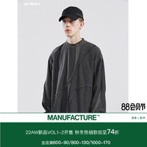 ATTEMPT SS 21 moon tooth splice binary round collar T - shirt