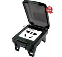 Win Blue SIRONN New H410-1 Flame Retardant Fireproof Material With Dust Cover Industrial Protection Type Socket Panel Case