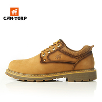 Cantorp outdoor casual shoes mens workwear first layer leather shoes fashion trend wear-resistant non-slip hiking shoes