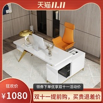 Post-modern corner desk home desktop computer desk paint medical aesthetics desk light luxury desk writing desk
