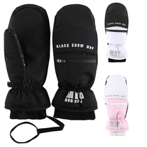 Ski gloves single double plate five fingers breathable and warm men and women waterproof gloves wear-resistant snow riding ski hand stew