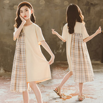 Girl irregular one-piece dress 2022 new summer dress Grand fairytale dress Trendy Gown Dress Child Skirt