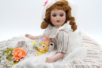 Lonely factory model sample antique ceramic doll pastoral country small Loli doll collection