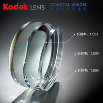 Kodak Ke Yejia aspheric multi-screen blue light protective lens 1 56 1 60 1 67 anti-ultraviolet gift frame