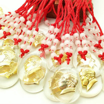 Chairman Maos head portrait pendant transparent crystal necklace souvenir will be sold small gift run Jianghu hot selling manufacturers