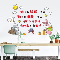 Childrens study layout bedroom wall decoration learning motivational stickers student room inspirational wall stickers wall stickers