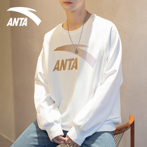 Anta sweater men long sleeve couple 2021 autumn new official website casual round neck loose student tide large size coat