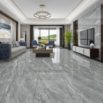 Simple modern living room tiles 600x1200 new non-slip floor tiles Gray all-porcelain marble floor tiles