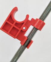 Central air conditioning fresh air system 75 90pe pipe corrugated pipe fixed clamping pin buckle buckle