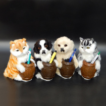 Child Pen Holder Creativity Fashion Cute Desktop Swing Piece Teenage Girl Hearts Elementary School Childrens Pen Holder Cute Super Cute Pen Holder Cat Dog